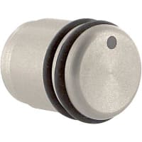 Kilo International Knob, 6-32, 0.750 in., 0.625 in., 0.125 in., Clear Matte, ML Series