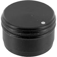 Kilo International Knob, 0.25 in., 0.925 in., 0.708, 0.625 in., Black Matte