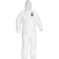 Kimberly-Clark Professional KleenGuardA40 Liquid & Particle Protection Coveralls, Hood, WT, XL, 25 Coveralls