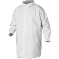 Kimberly-Clark Professional Lab Coat, Microporous Film Laminate, 2X-Large, White, Unisex, A40 Series