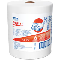 Kimberly-Clark Professional WypAll Power Clean X80 Heavy Duty Cloths, Jumbo Roll, WT, 475 Sheets; 1 Roll