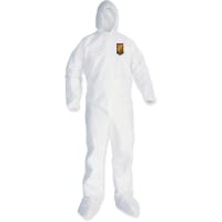 Kimberly-Clark Professional KleenGuard A35 Disposable Coveralls, Liquid & Particle Protection, WT, 2XL, 25