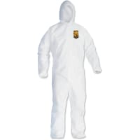 Kimberly-Clark Professional KleenGuardA40 Liquid & Particle Protection Coveralls, Hood, WT, 2X, 25 Coveralls