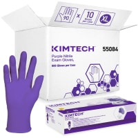 Kimberly-Clark Professional Nitrile Exam Gloves, Purple, Kimberly-Clark, XL, 90 per PK