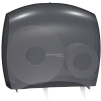 Kimberly-Clark Professional Toilet Paper Dispenser, Scott Essential, Smoke, Jumbo Core, 16" x 13.88" x 5.75"