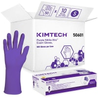 Kimberly-Clark Professional Nitrile Gloves, Textured Fingertips, Kimberly-Clark, Purple, Small, 50/PK, 10/C