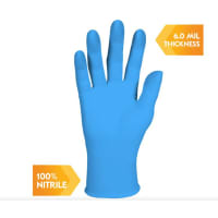 Kimberly-Clark Professional Nitrile Glove, Powder-Free, KleenGuard G10, Blue, Medium, 100 per PK