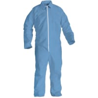 Kimberly-Clark Professional Zipper Front Flame Resistant Coveralls, X-Large, Blue, 25/BX