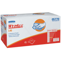 Kimberly-Clark Professional Wypall L40 Professional Towels, 12 x 23, White, 45/Box, 12/Carton