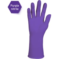 Kimberly-Clark Professional Kimtech, Purple Nitrile, Exam Gloves, 310 mm Length, Medium, Purple, 50 per PK