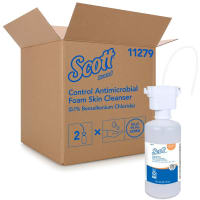 Kimberly-Clark Professional Scott Control Antimicrobial Foam Skin Cleanser, Counter Mount, 1.5L, 2/PK