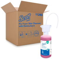 Kimberly-Clark Professional Scott Pro Foam Skin Cleanser with Moisturizer, Counter Mount, 1.5L, 2/PK