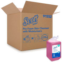 Kimberly-Clark Professional Foam Skin Cleanser, Soap with Moisturizers, Scott Pro, Pink, 1L Cassette, 6/CT