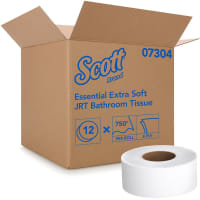 Kimberly-Clark Professional Scott Essential Jumbo Roll Toilet Paper, 2 Ply, 9" Diameter, White, 12/CT