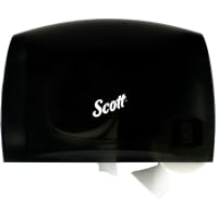 Kimberly-Clark Professional Toilet Paper Dispenser, Scott Essential, Smoke, Jumbo Coreless, 1 Roll Dispenser