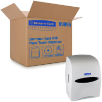 Kimberly-Clark Professional Kimberly-Clark Professional, Sanitouch Manual Hard Roll Towel Dispenser, White