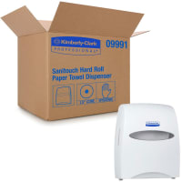 Kimberly-Clark Professional Kimberly-Clark Professional, Sanitouch Manual Hard Roll Towel Dispenser, White