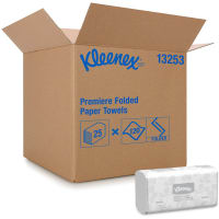 Kimberly-Clark Professional Kleenex Premiere Folded Towels, White, 125 Sheets per PK, 25/CT