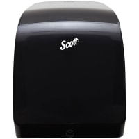 Kimberly-Clark Professional Scott Pro Manual Hard Roll Towel Dispenser, No Touch, Black, Blue Core