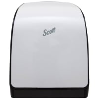 Kimberly-Clark Professional Scott Pro Manual Hard Roll Towel Dispenser, No Touch, Stainless, Grey Core