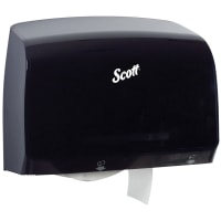 Kimberly-Clark Professional Toilet Paper Dispenser, Scott Pro, Black, Jumbo Coreless