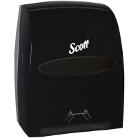 Kimberly-Clark Professional Hard Roll Towel Dispenser, Manual, Scott Essential, Black