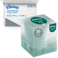 Kimberly-Clark Professional Facial Tissue, POP-UP Box, 2-Ply, White, 95 Sheets/Box, 36 Boxes/Carton