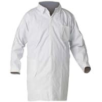 Kimberly-Clark Professional KleenGuard A40 Lab Coat, 2XL, White, 30 per Box