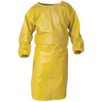 Kimberly-Clark Professional KleenGuard A70 Smock, 52", Yellow, 1.5mil Poly, 25 per Box