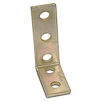 Kindorf by ABB Connector 5Hole Angle, 4.5"L, Length From Beam 3" x 1.5"W, 9/16"Hole, Steel