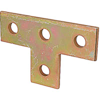 Kindorf by ABB T-Plate Connector, 4.5"L x 4"W, Steel w/9/16" Holes on 1.5" Centers