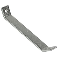 Kindorf by ABB Corner Brace, 7.5"L, 8-1/8"L x 1.25"W, Steel w/9/16" Holes