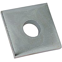 Kindorf by ABB Square Channel Nut, 3/8-16", 5/16" Thick, Stainless Steel