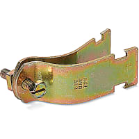 Kindorf by ABB Pipe Strap, 14GA, 3/4", Hot-Dip Galv-Steel for use w/Rigid, IMC & Pipe