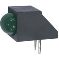 Kingbright L-73CB/1GDA, Green Right Angle PCB LED Indicator, Through Hole 2.5 V