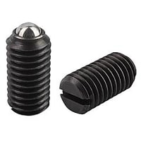 KIPP SPRING PLUNGER SPRING FORCE, SMOOTH, D=8 L=9, PLASTIC, COMP:STAINLESS, PU=50