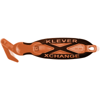 Klever Innovations Klever Xchange Orange, Wide (35) head, Recessed Blade, Box Cutter