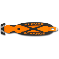 Klever Innovations Klever Xchange Orange, Narrow (20) head, Recessed Blade box cutter