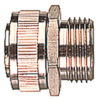 Kopex by ABB Fitting, Straight Male Thread, 25mm, M25, IP40 Rating, Nickel Plated Brass