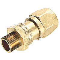 Kopex by ABB Liquid Tight Fitting for Conduit, ATEX Flameproof, 20mm/1/2"NPT, Stainless Ste