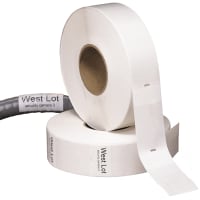 Kroy, Inc. Label, Self-Laminating; White; 1.00H by 2.50W; 975 cnt roll; for K4350 printer