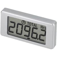 Lascar Electronics Panel Meter, Elapsed Time, Electrical, LCD, Range 9999.9 & 99999hrs., 6 Dig