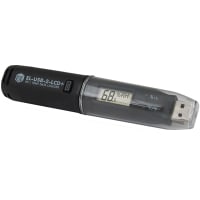 Lascar Electronics Data Logger, Temp/RH USB, LCD 2-1/2 Digital, -31 to 176 F, Easylog Series