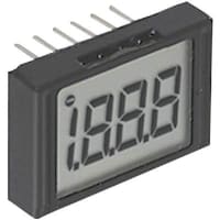 Lascar Electronics Voltmeter, LED, Voltmeter Meter Type, LED, 0.31 in., 5 VDC (Typ.), 0 to degC