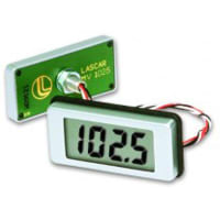 Lascar Electronics Voltmeter, LCD Digital, Panel Mount, 0.5 inch, 5VDC, 200mV Range, DP2, Chrome