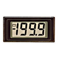 Lascar Electronics Lascar Digital Panel Voltmeter DC, LCD display 3.5-Digits +/-1 %, 45 x 22.2 mm