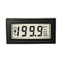 Lascar Electronics Lascar Digital Panel Voltmeter DC, LCD display 3.5-Digits +/-1 %, 57 x 27 mm