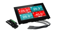 Lascar Electronics 7" Panel Mountable Four-Channel Temperature Data Logger