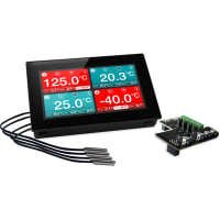 Lascar Electronics 4.3" Panel Mountable Four-Channel Temperature Data Logger