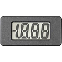 Lascar Electronics Panel Meter, Volt, Electrical, LCD, Range 200mVDC, 3-1/2 Dig, 0.5" DigH, Accy +/-0.25%